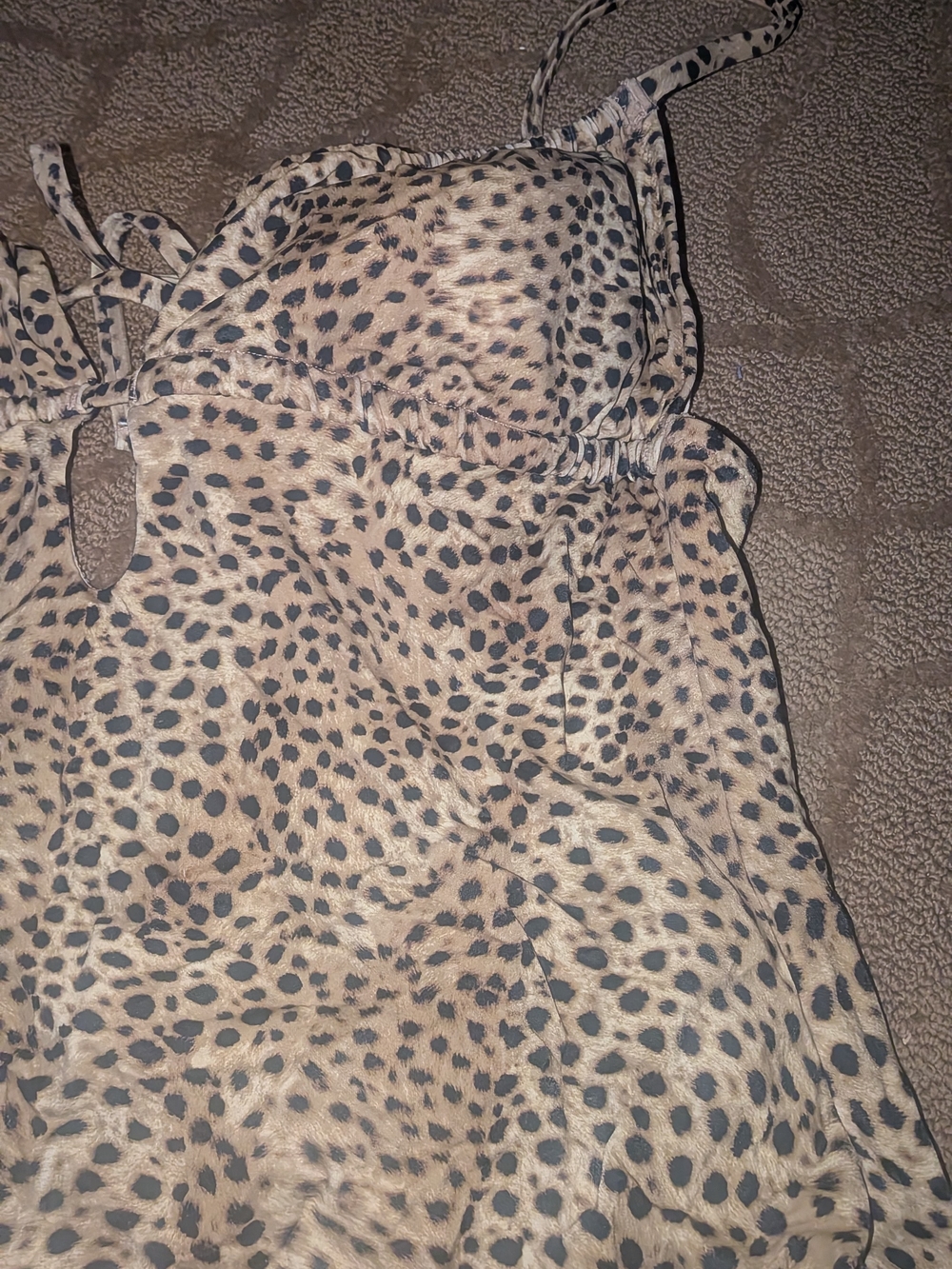 DAVINA  1PC One-Piece Swimsuit in Leopard Print   LADIES LARGE L FLATTERING - Picture 2 of 5